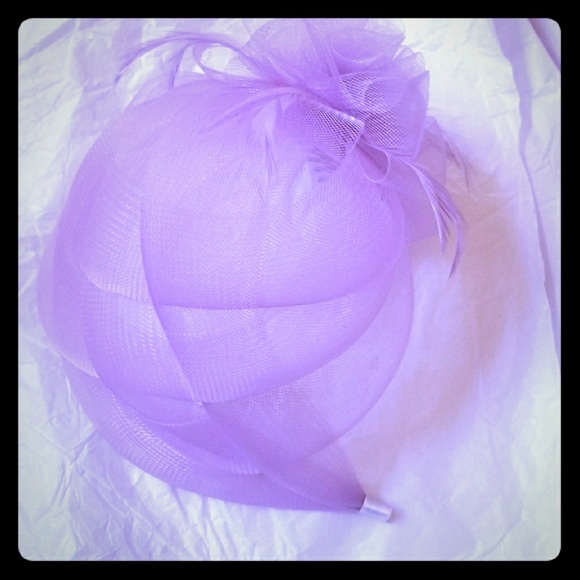 & Other Stories Other - Lilac & Turquoise fascinators
